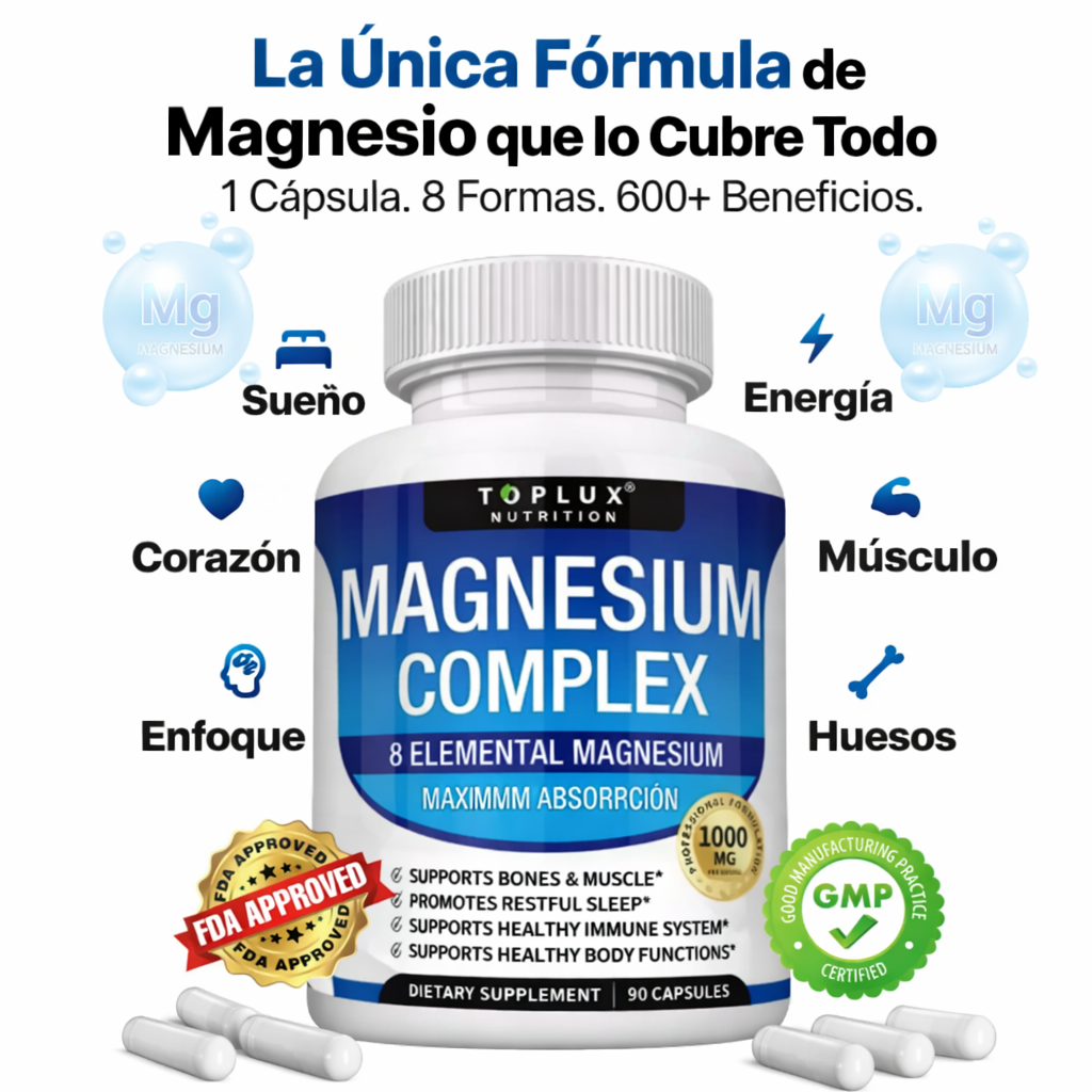 Magnesium Complex — 8 Formas de Magnesio para Sueño, Energía y Bienestar Total