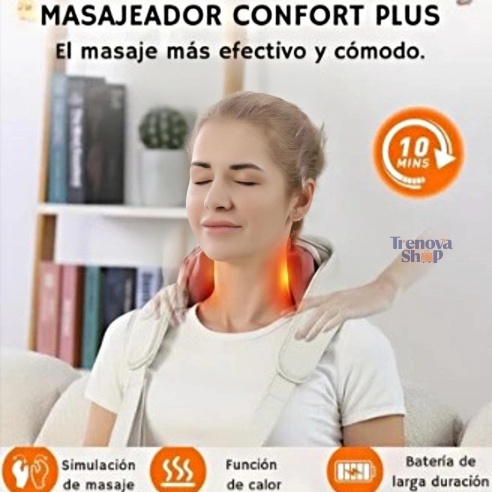 Masajeador Cervical Profesional con Terapia Infrarroja