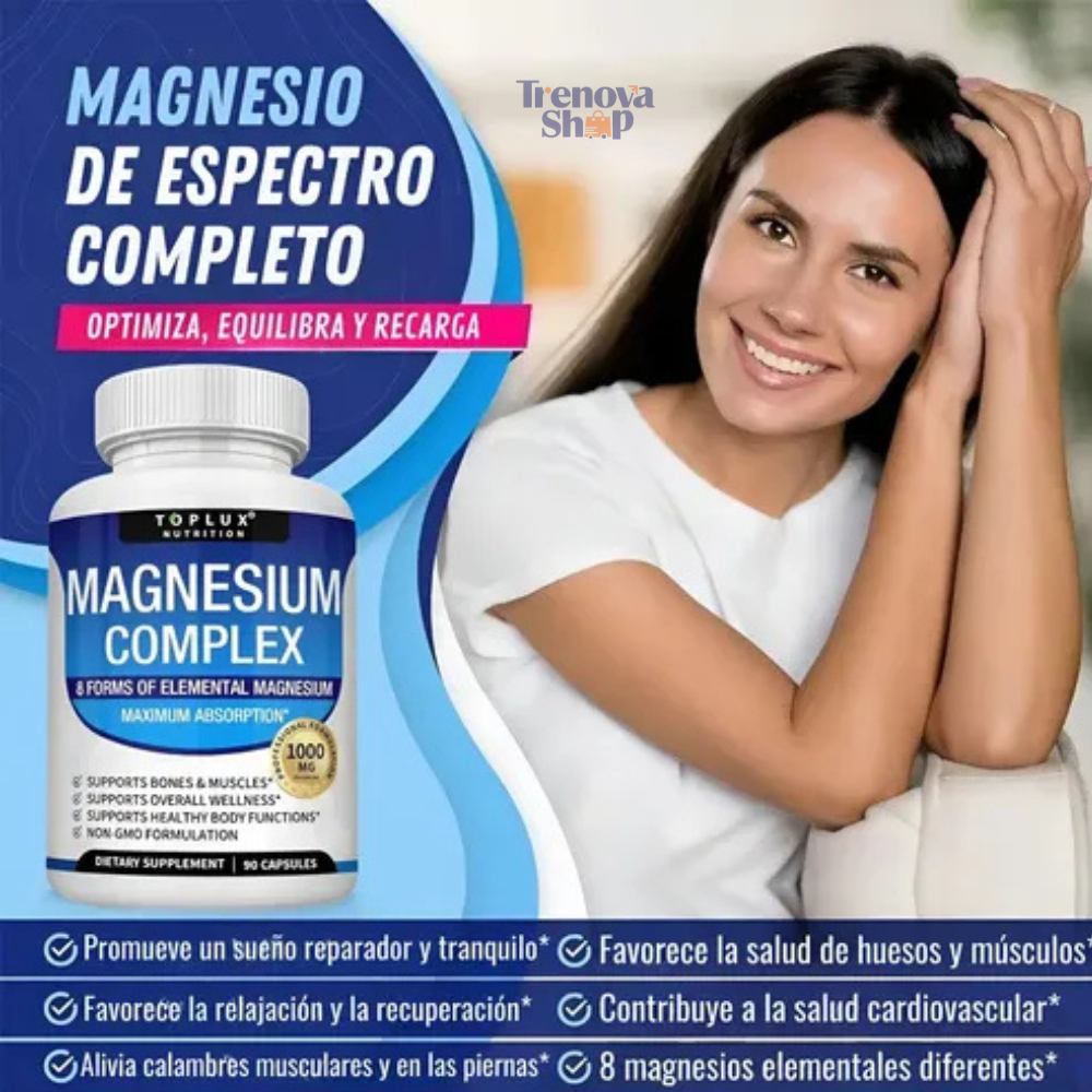 Magnesium Complex — 8 Formas de Magnesio para Sueño, Energía y Bienestar Total