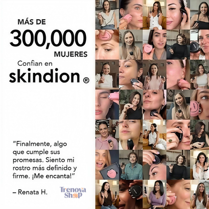 Masajeador Facial Skindion con Microcorrientes para Piel Firme y Rejuvenecida