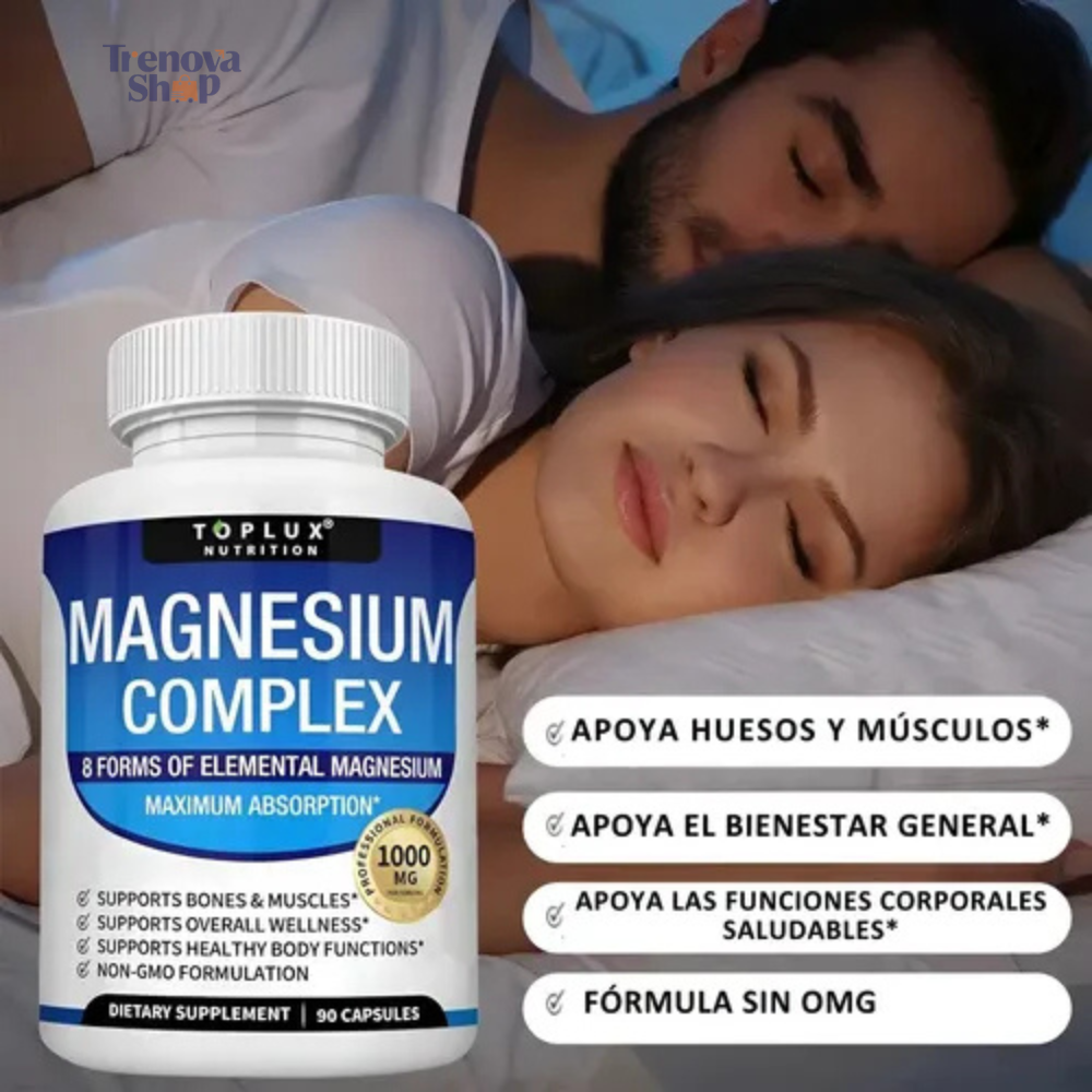 Magnesium Complex — 8 Formas de Magnesio para Sueño, Energía y Bienestar Total