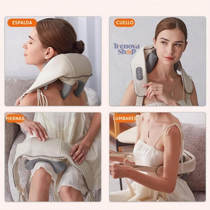 Masajeador Cervical Profesional con Terapia Infrarroja